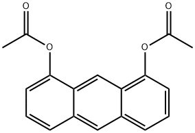 1,8-Diacetoxyanthracene Structure