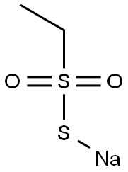エタンチオスルホン酸S-ナトリウム 化学構造式