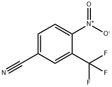 4-NITRO-3-(TRIFLUOROMETHYL)BENZONITRILE& Struktur