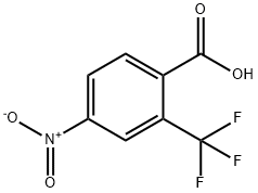 4-ニトロ-2-(トリフルオロメチル)安息香酸 化学構造式