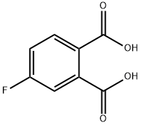 4-氟-1,2-苯二甲酸,320-97-8,结构式