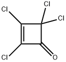 tetrachlorocyclobut-2-enone Struktur