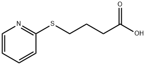 Butyric acid, 4-(2-pyridylthio)- (8CI) 结构式