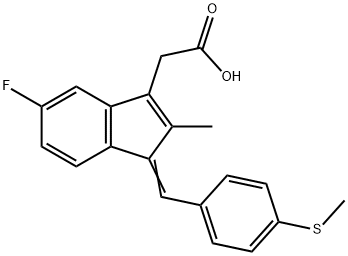 硫化舒林酸 结构式