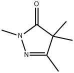 1,3,4,4-Tetramethyl-1H-pyrazole-5(4H)-one 结构式