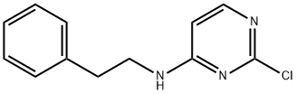 2-chloro-N-(2-phenylethyl)pyrimidin-4-amine Structure