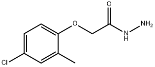 2-(4-氯-2-甲基苯氧基)乙酸肼 结构式