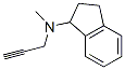 N-メチル-N-(2-プロピニル)インダンアミン 化学構造式