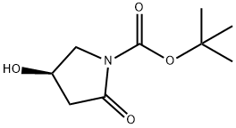 R-1-BOC-2-氧代-4-羟基吡咯烷, 320343-60-0, 结构式