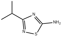5-AMINO-3-ISOPROPYL-1,2,4-THIADIAZOLE Struktur