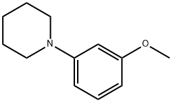 1-(3-甲氧基苯基)哌啶 结构式