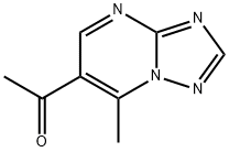 1-(7-甲基[1,2,4]三唑并[1,5-A]嘧啶-6-基)乙酮,320416-90-8,结构式