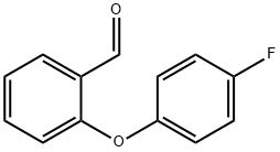 2-(4-フルオロフェノキシ)ベンズアルデヒド 化学構造式