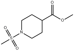 Methyl 1-(methylsulphonyl)piperidine-4-carboxylate Structure