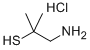 DIMETHYLCYSTEAMINE HYDROCHLORIDE 化学構造式