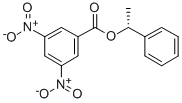 (R)-(-)-1-苯基乙基3,5-二硝基苯甲酸 结构式