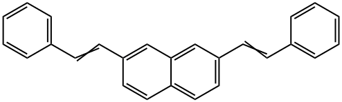 2,7-ジスチリルナフタレン 化学構造式