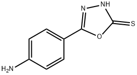 5-(4-氨基苯基)-1,3,4-二唑-2(3H)-硫酮, 32058-82-5, 结构式