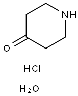 4-Piperidone hydrochloride hydrate Struktur