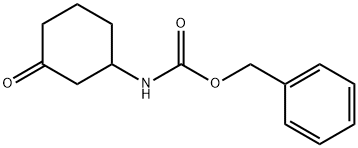 3-N-CBZ-AMINO-CYCLOHEXANONE 化学構造式