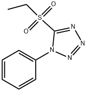 5-(乙基磺酰基)-1-苯基-1H-四唑, 3206-46-0, 结构式