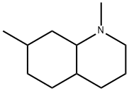 Decahydro-1,7-dimethylquinoline Struktur