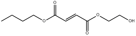 butyl hydroxyethyl fumarate  Struktur