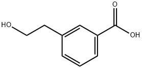 3-(2-ヒドロキシエチル)安息香酸 化学構造式