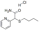 2-butylsulfanyl-2-pyridin-2-yl-acetamide hydrochloride 结构式