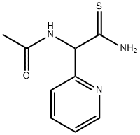 2-Pyridineacetamide, alpha-acetamidothio- Structure