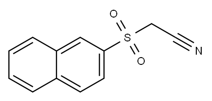 2-(萘-2-基磺酰基)乙腈, 32083-60-6, 结构式