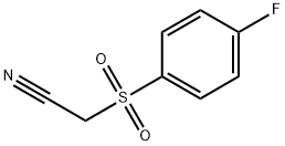 (4-FLUOROBENZENESULFONYL)ACETONITRILE Structure