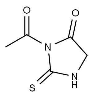 3-ACETYL-THIOHYDANTOIN 结构式