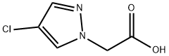 2-(4-氯-1H-吡唑-1-基)乙酸, 32089-46-6, 结构式