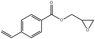 oxiranylmethyl p-vinylbenzoate  Struktur