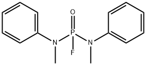 Fluorobis(methylphenylamino)phosphine oxide 结构式