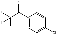 4'-氯-2,2,2-三氟苯乙酮,321-37-9,结构式