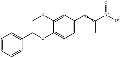 1-(4-BENZYLOXY-3-METHOXYPHENYL)-2-NITROPROPENE Structure
