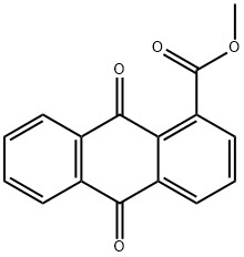 9,10-Dihydro-9,10-dioxoanthracene-1-carboxylic acid methyl ester Structure