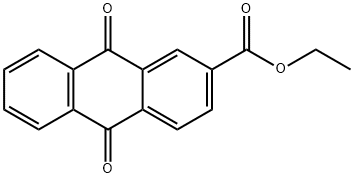9,10-Dioxoanthracene-2-carboxylic acid ethyl ester Structure