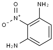 1,3-Benzenediamine,  2-nitro- Structure