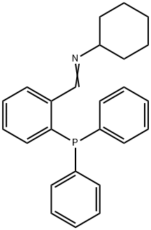 N-[2-(Diphenylphosphino)benzylidene]cyclohexylamine, 97% Structure