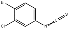 イソチオシアン酸4-ブロモ-3-クロロフェニル 化学構造式