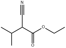 2-シアノ-3-メチル酪酸エチル 化学構造式