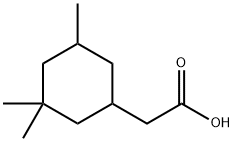 3,3,5-trimethylcyclohexaneacetic acid Structure