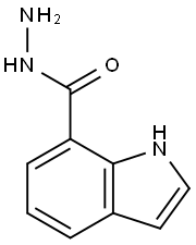 1H-INDOLE-7-CARBOHYDRAZIDE Struktur