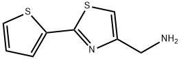 [2-(2-噻吩基)-1,3-噻唑-4-基]甲胺 结构式