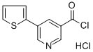5-(2-THIENYL)NICOTINOYL CHLORIDE HYDROCHLORIDE Structure
