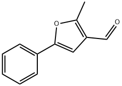 2-メチル-5-フェニル-3-フルアルデヒド 化学構造式