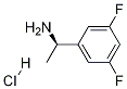 (R)-1-(3,5-二氟苯基)乙胺盐酸盐, 321318-28-9, 结构式